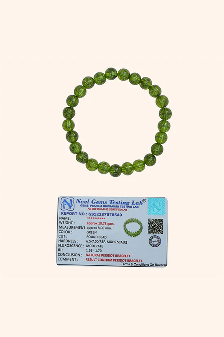 PERIDOT BRACELET - Wearable Energy of Confidence & Healing