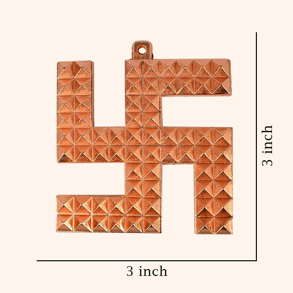 VASTU VARDAN 3 INCH COPPER SWASTIK