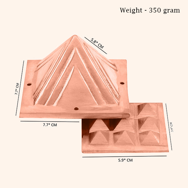 VASTU VARDAN 2 LAYER COPPER PYRAMID