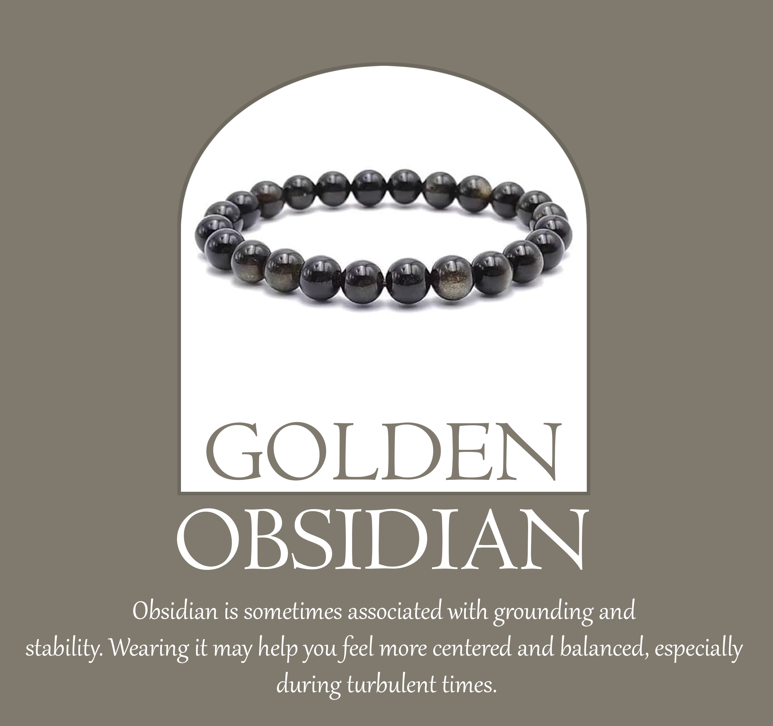 VASTU VARDAN GOLDEN OBSIDIAN BRACELET