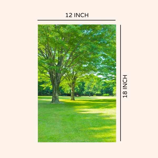 VASTU VARDAN GREEN LUSH PAINTING WITHOUT FRAME