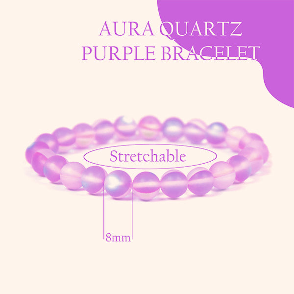 VASTU VARDAN AURA QUARTZ PURPLE BRACELET