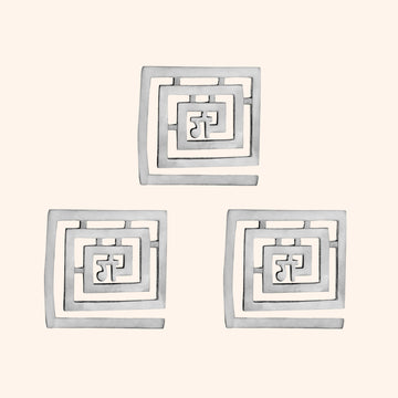 VASTU VARDAN LEAD GAA HELIX 4 INCH PACK OF 3