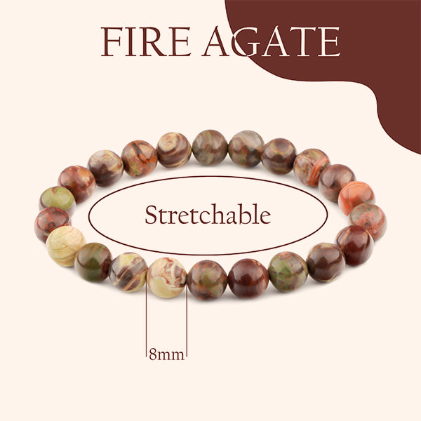 VASTU VARDAN FIRE AGATE BRACELET
