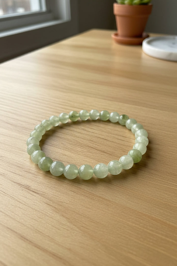 PREHENITE BRACELET -  Intuition & Inner Healing