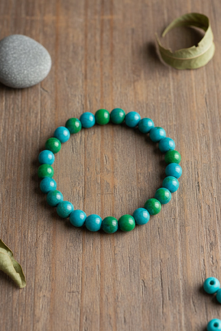 CHRYSOCOLLA BRACELET - Calmness & Communication