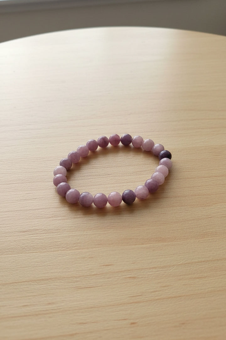 LEPIDOLITE BRACELET - Emotional Balance & Calm Energy