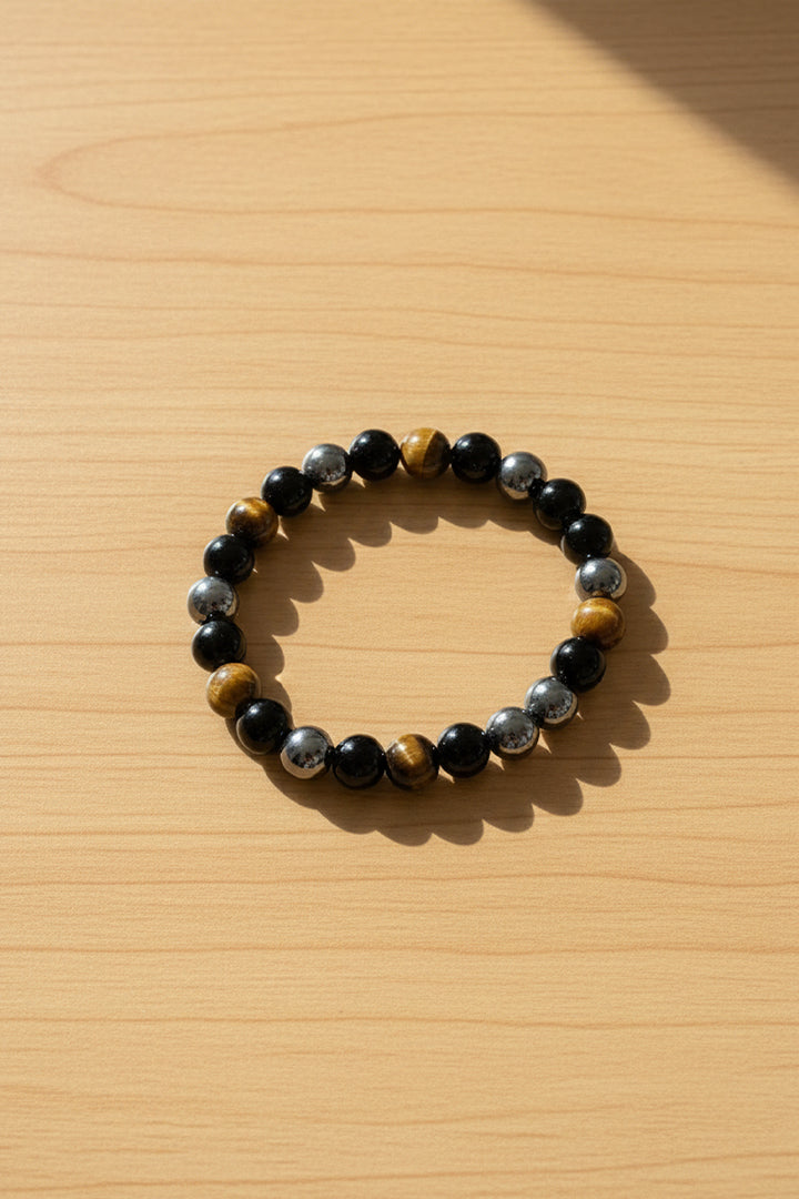 TRIPPLE PROTECTION BRACELET - Protection, Grounding & Confidence