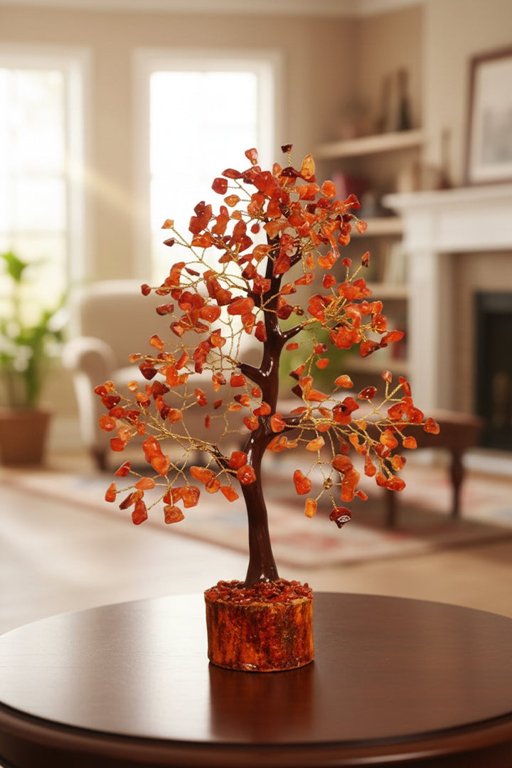 VASTU  RED JASPER TREE 600 BEADS  - Strength, Stability & Grounding Energy