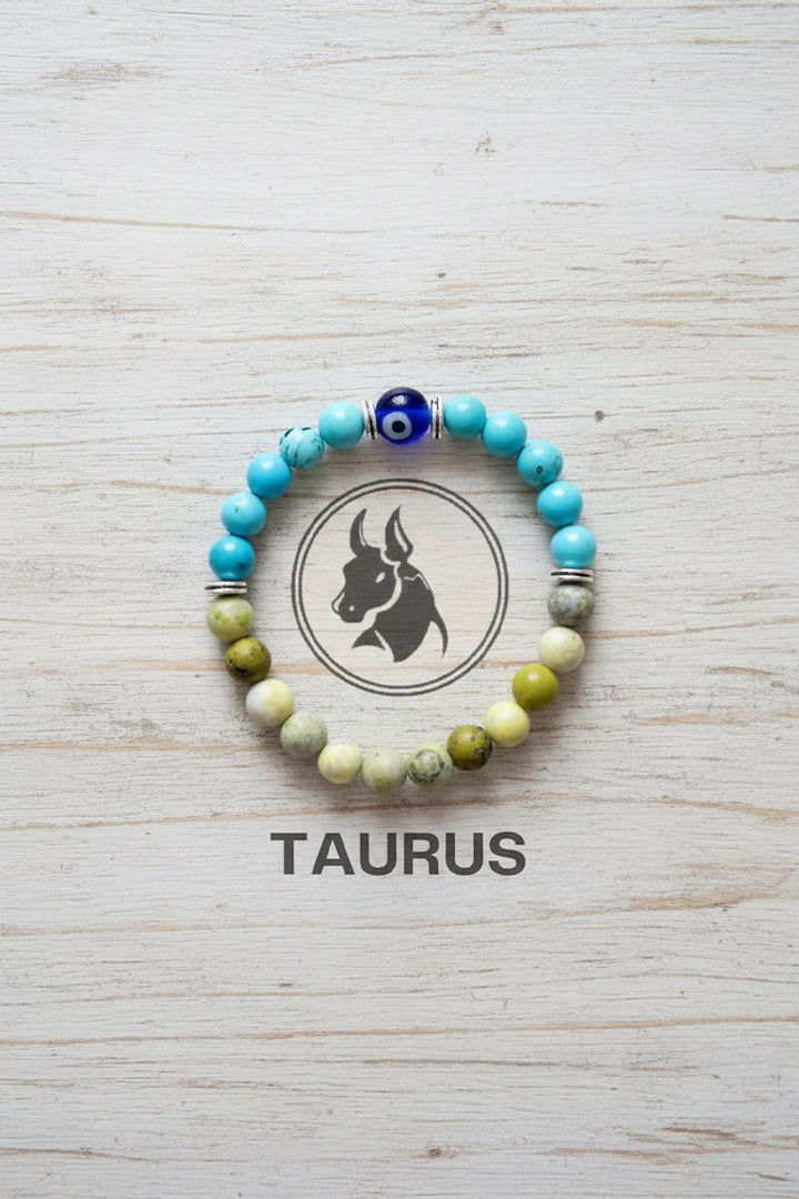 TAURUS (वृषभ) RASHI BRACELET -Prosperity Protection & Emotional Balance