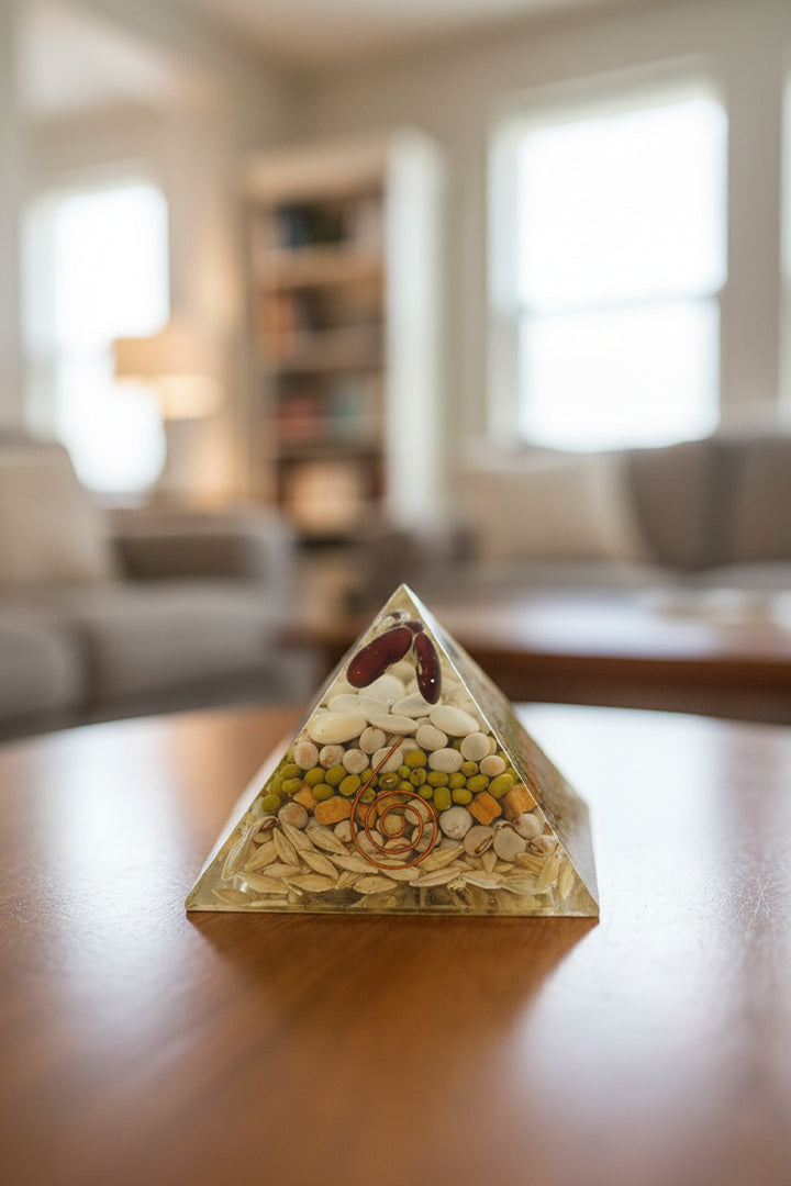 3 INCH ANNAPURNA CRYSTAL PYRAMID  – Abundance, Nourishment &amp; Prosperity