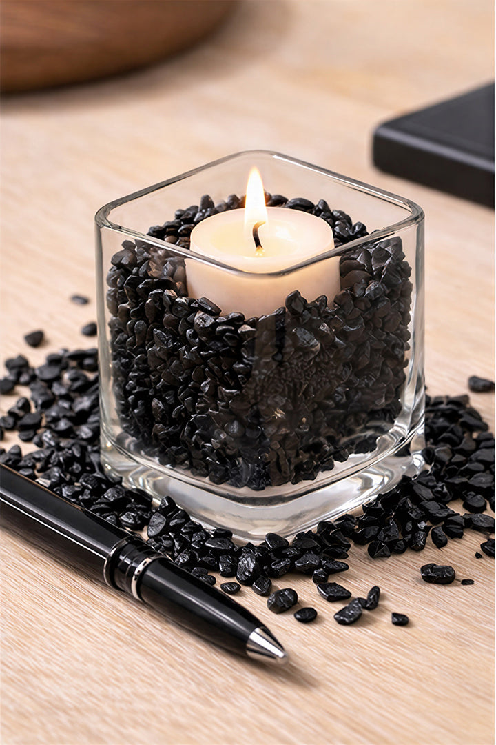 BLACK TOURMALINE CRYSTAL CHIPS - Advanced Protection, Grounding & Energy Balance
