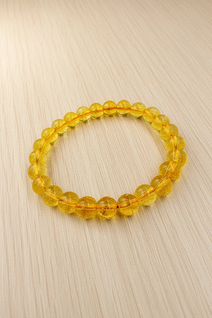 NATURAL CITRINE BRACELET - Wealth, Confidence & Positivity