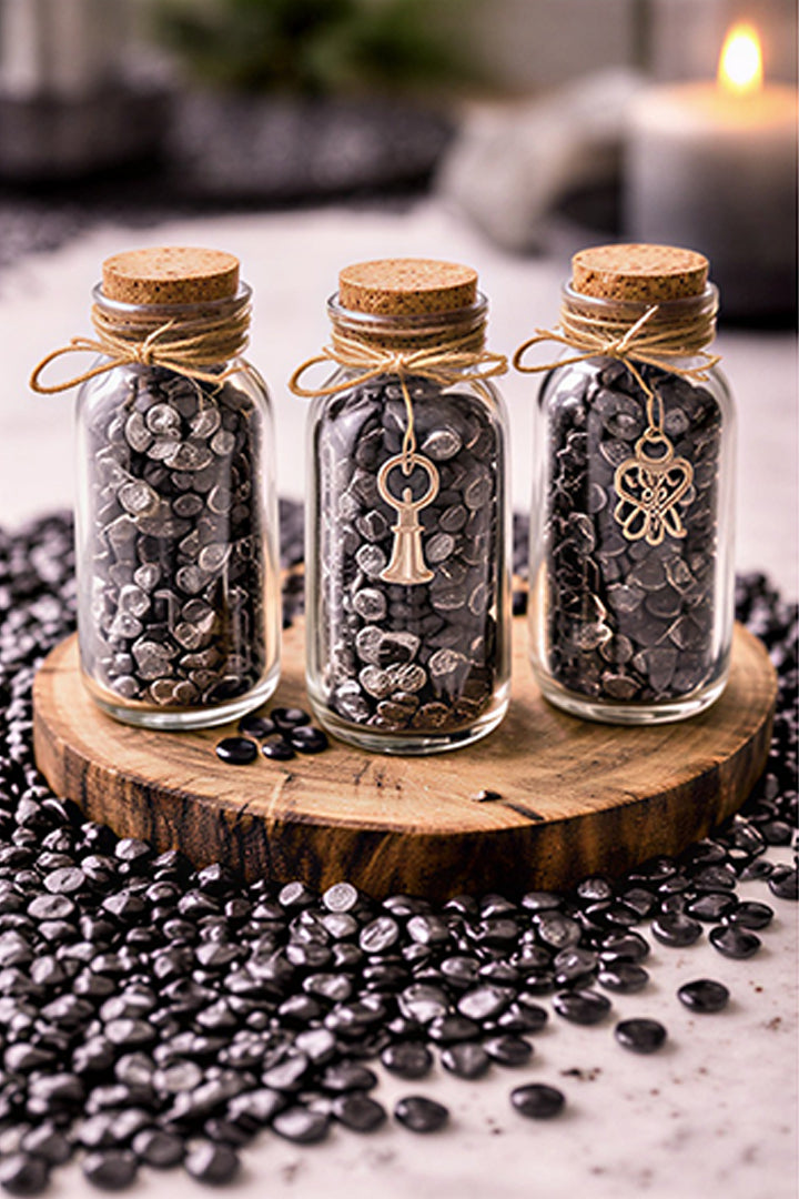 HEMATITE CRYSTAL CHIPS - Enhances confidence & resilience