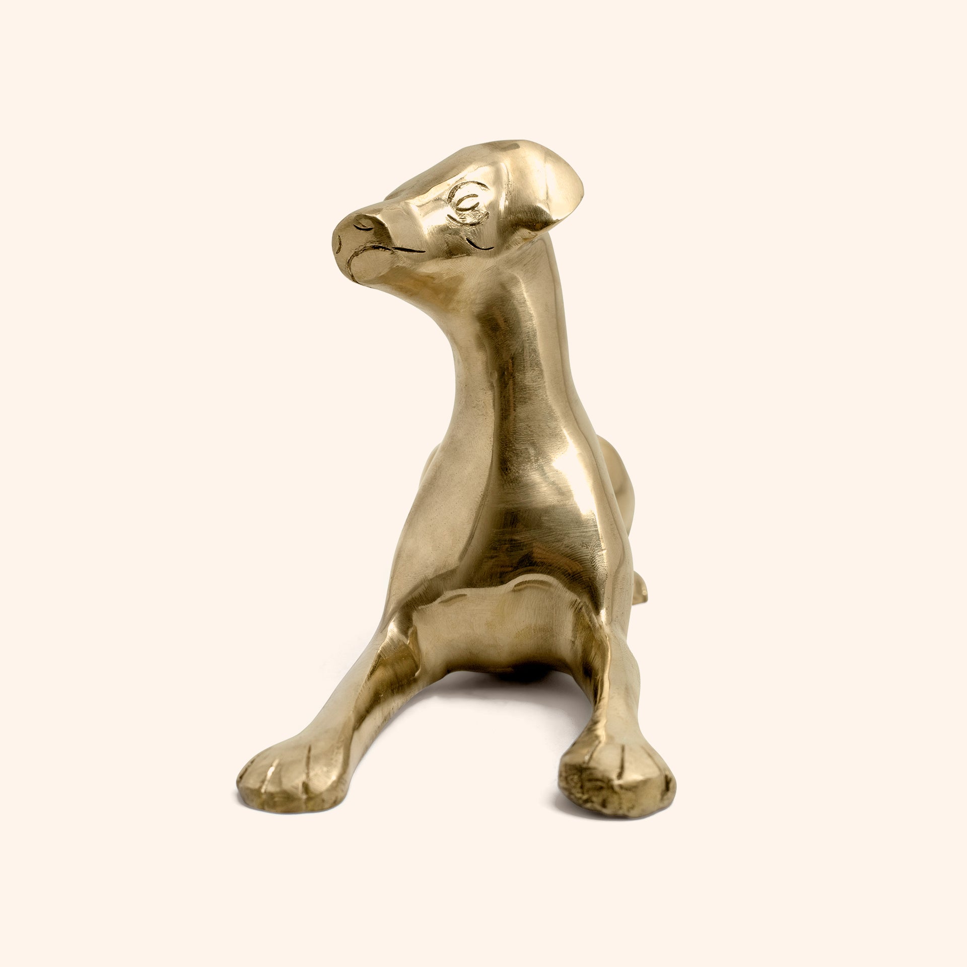 VASTU VARDAN BRASS DOG  STATUE