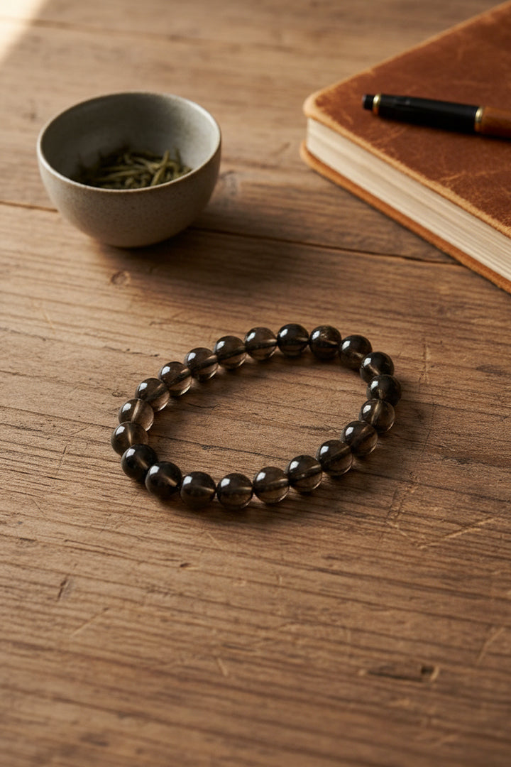 SMOKY QUARTZ BRACELET -  Confidence and inner strength