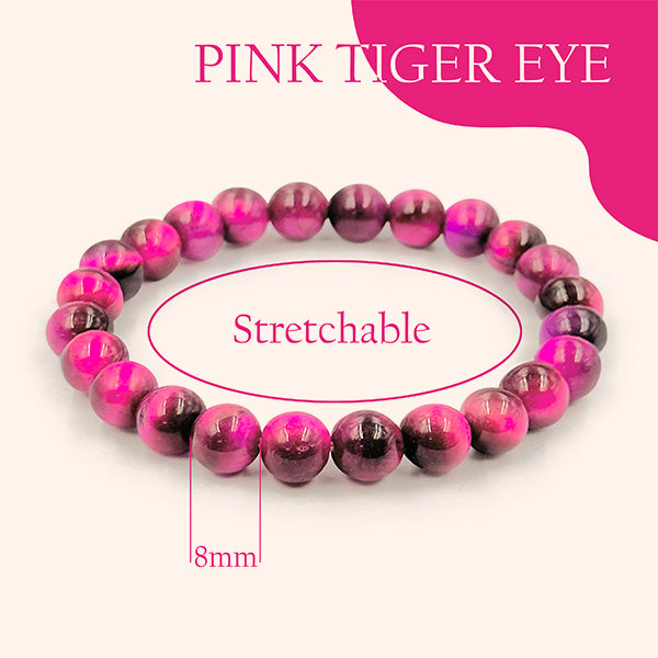 VASTU VARDAN PINK TIGER EYE BRACELET
