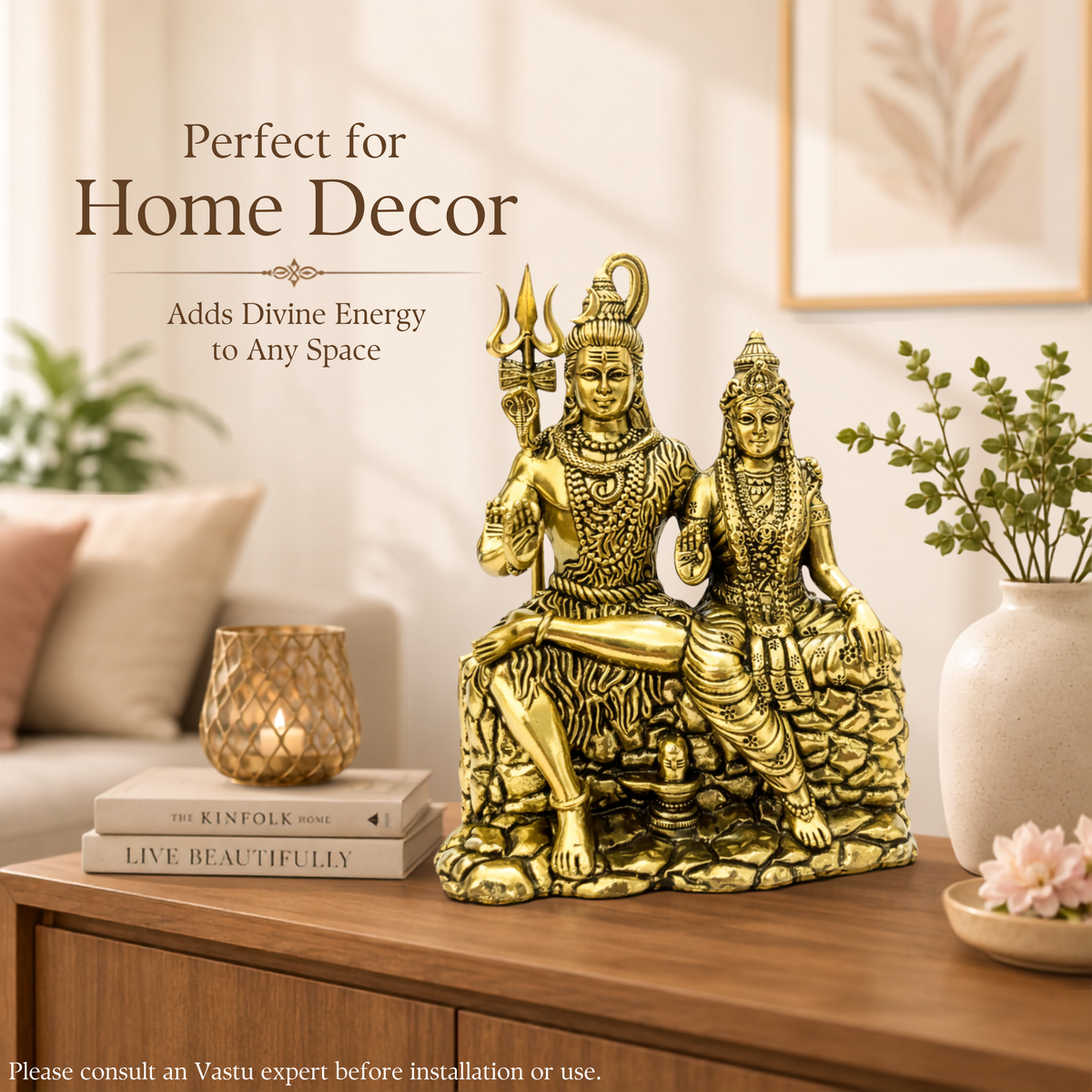 SHIV PARVATI JI PREMIUM BRASS STATUE