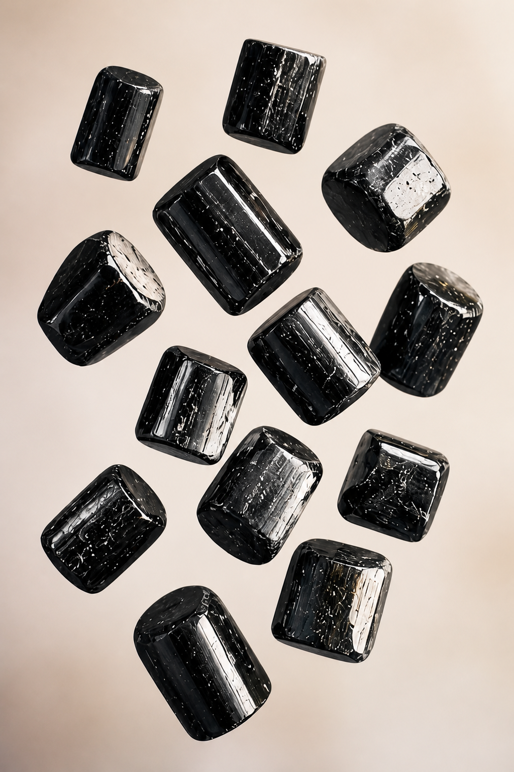 BLACK TOURMALINE CRYSTAL TUMBLE - 100 GRAM - Ideal for meditation & energy healing