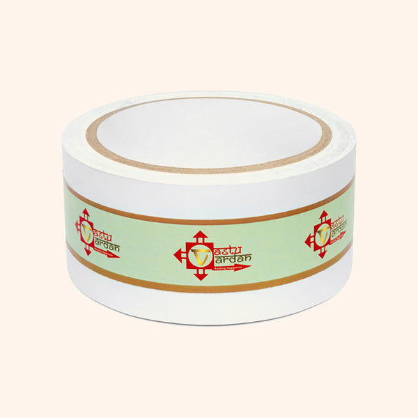 WHITE VASTU CORRECTION TAPE | 2 INCH | LENGTH- 16 METER APPROX | TOILET VASTU REMEDY | PACK OF 1