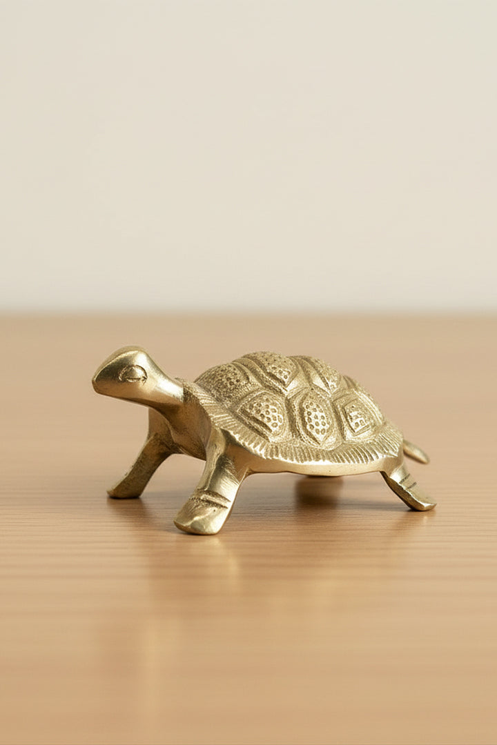 VASTU VARDAN BRASS SMALL YANTRA TURTLE 2 INCH