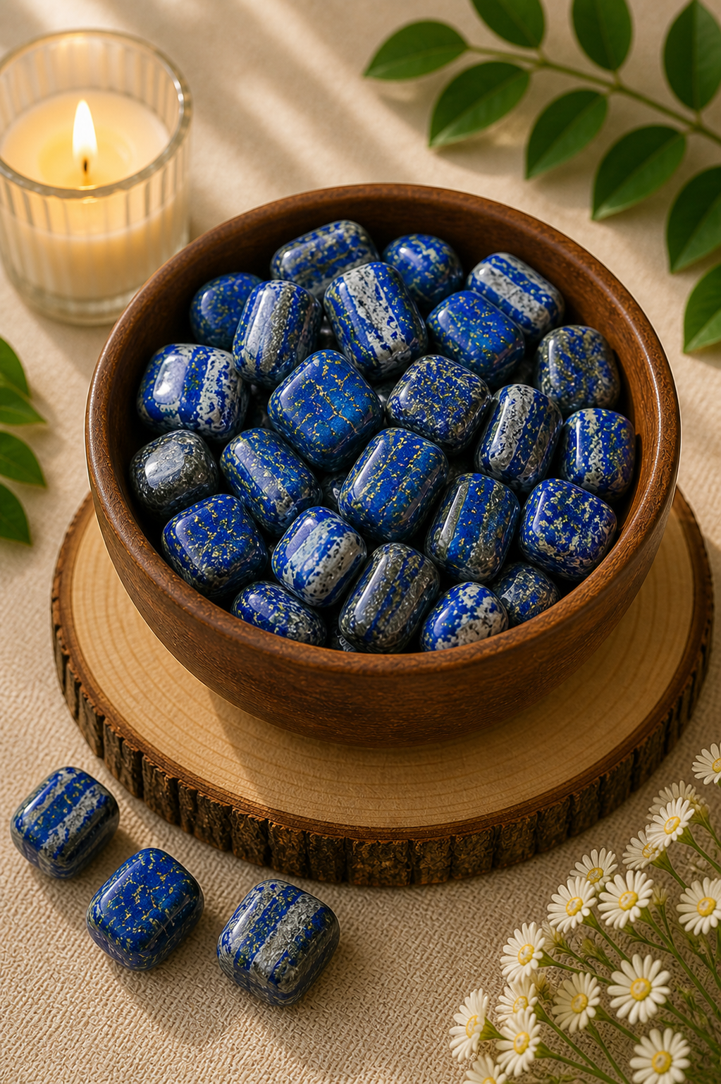 LAPIS LAZULI CRYSTAL TUMBLE 100 GRAM - Wisdom, Clarity & Positive Energy