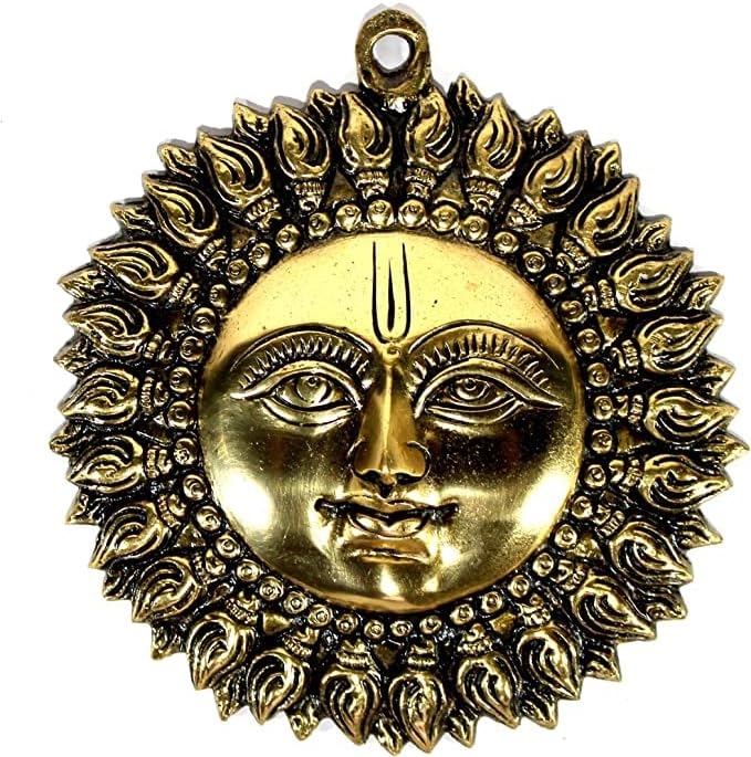 BRASS SMALL SUN JI ( सूर्य जी).