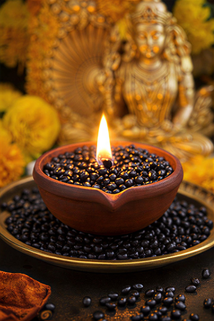 BLACK GUMCHI (1 KG) - Devotion, protection, & sacred energy.