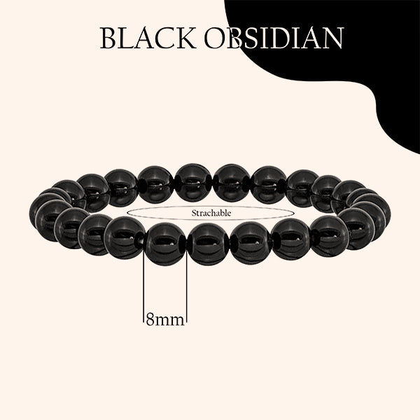 VASTU VARDAN BLACK OBSIDIAN BRACELET