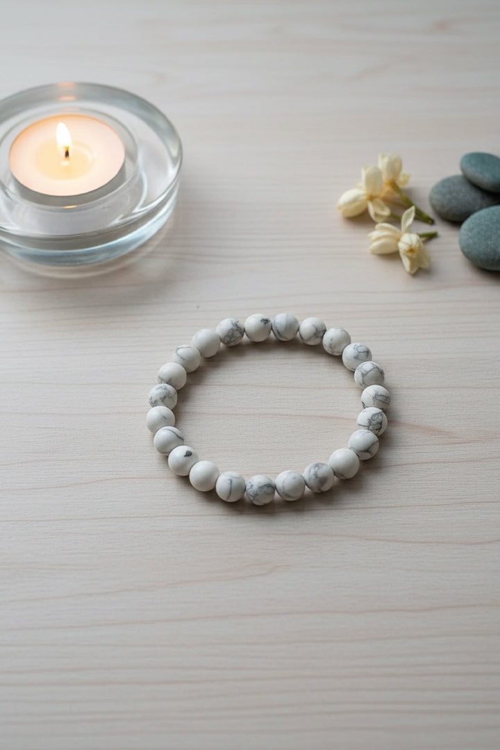 HOWLITE BRACELET - Calmness & Emotional Balance