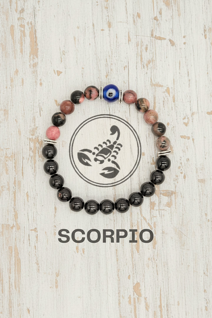 SCORPIO (वृश्चिक) RASHI BRACELET - Supports courage & self-confidence.