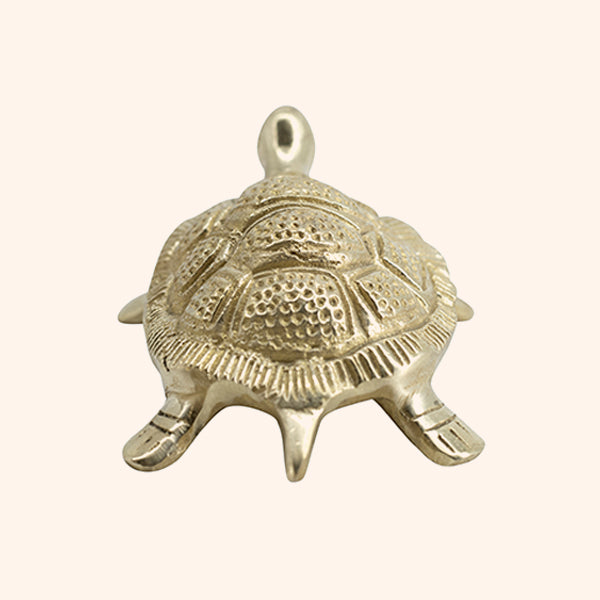 VASTU VARDAN BRASS SMALL YANTRA TURTLE 2 INCH