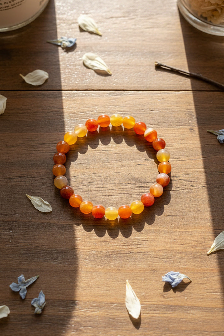 CARNELIAN BRACELET - Energy & Confidence Boost