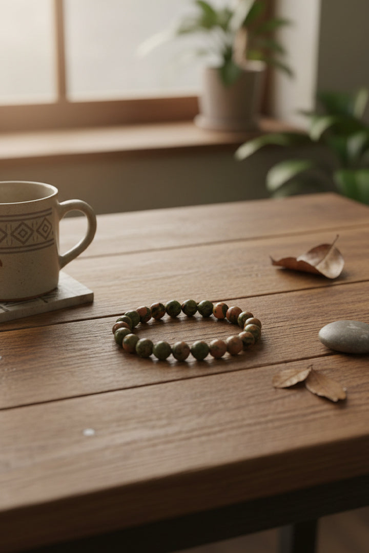 UNAKITE BRACELET - Emotional Healing & Balance