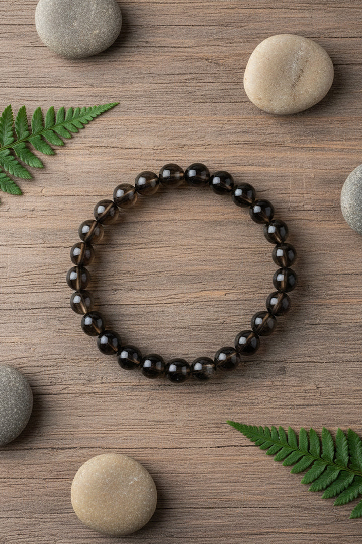 SMOKY QUARTZ BRACELET -  Confidence and inner strength