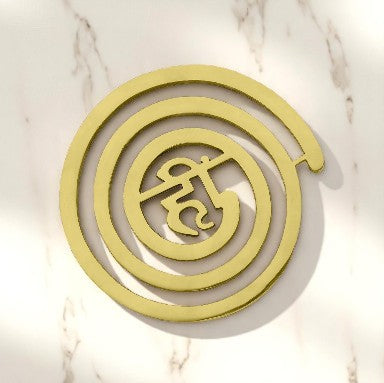 VASTU VARDAN BRASS HII HELIX 6 INCH PACK OF 3