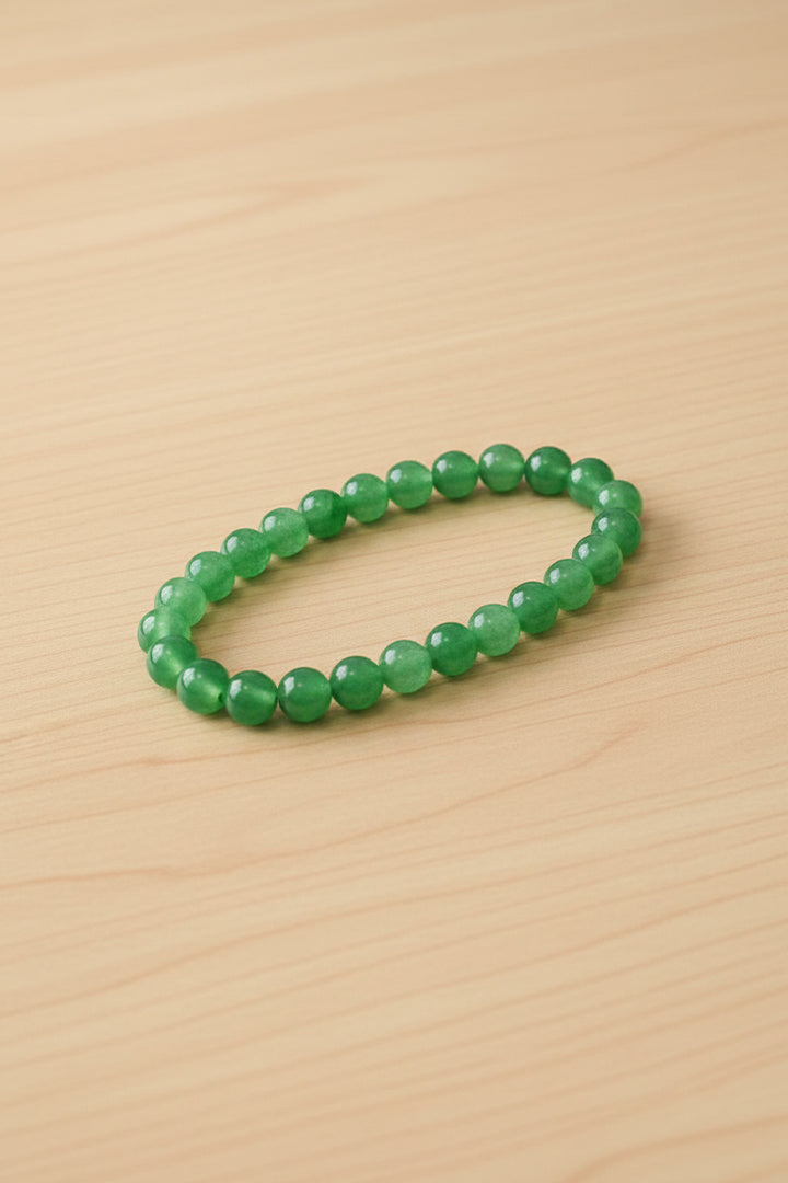 GREEN AVENTURINE BRACELET -  Prosperity & Emotional Balance
