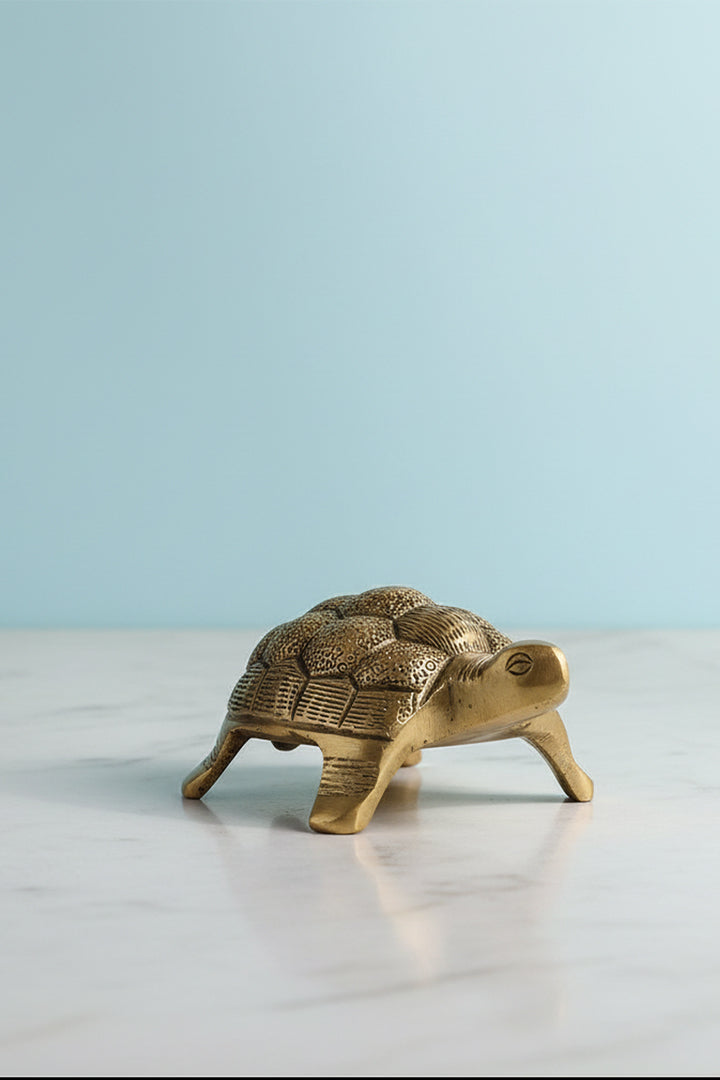 VASTU VARDAN BRASS HOLLOW SMALL TURTLE