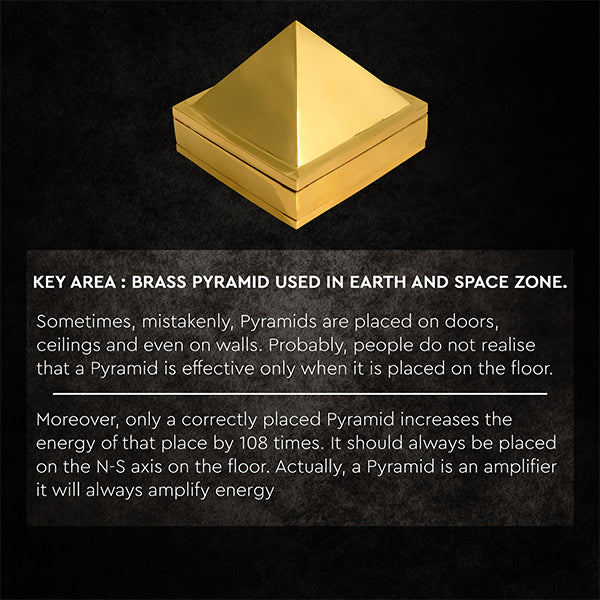 VASTU VARDAN 3 LAYER BRASS PYRAMID