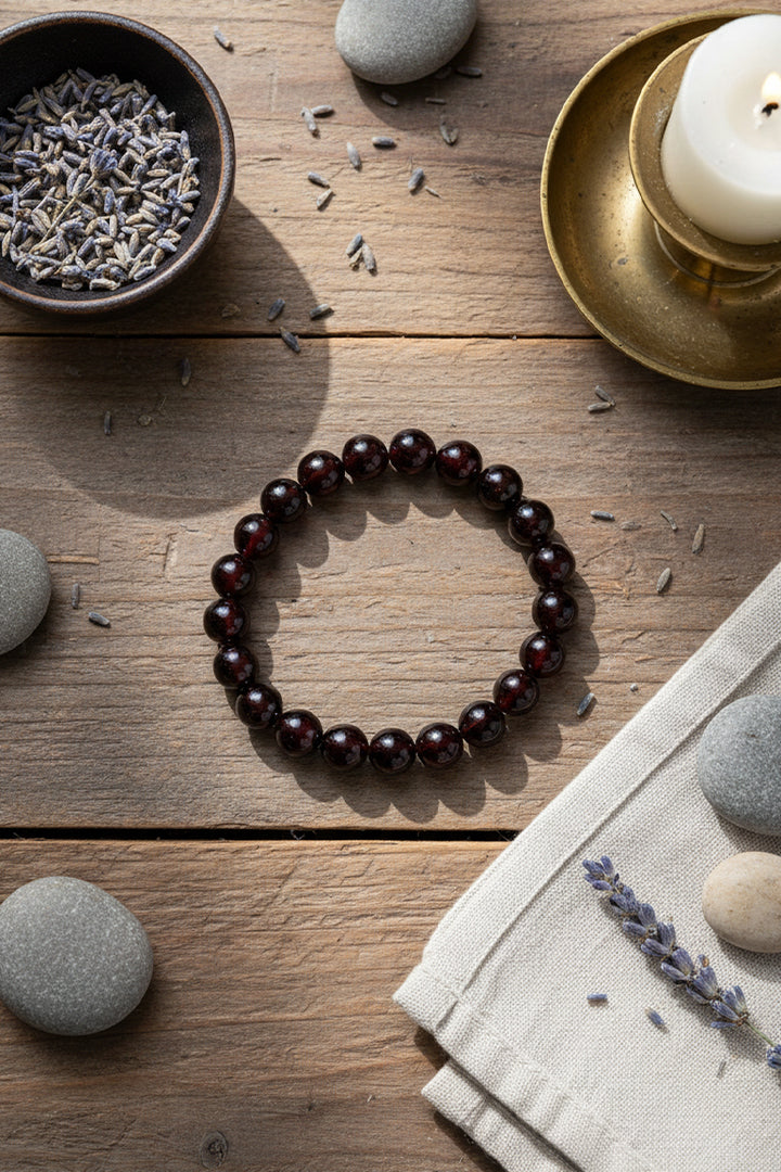 GARNET BRACELET - Passion, Energy & Strength