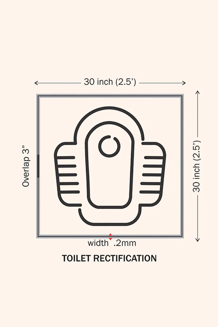 RED VASTU CORRECTION TAPE | 3 INCH | LENGTH- 16 METER APPROX | TOILET VASTU REMEDY | PACK OF 1