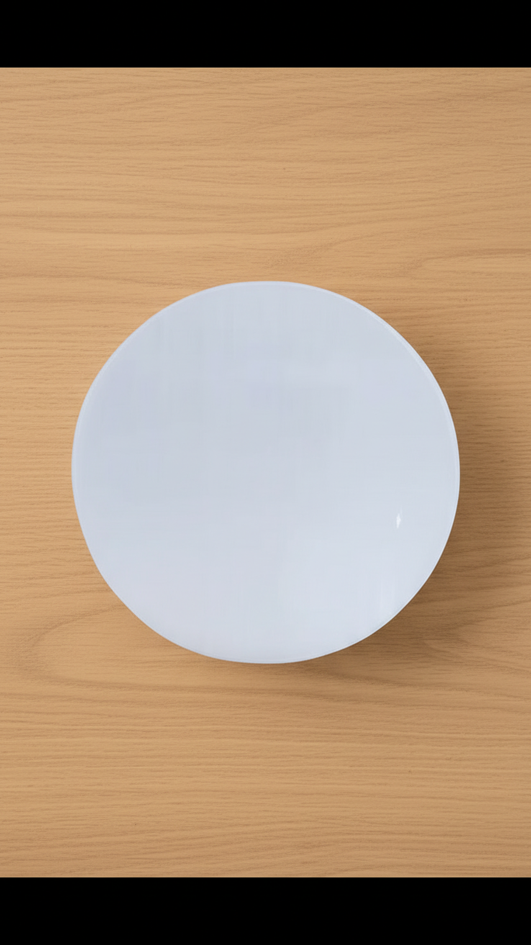 4 INCH -  PLAIN ROUND SELENITE CRYSTAL PLATE -  Enhances Spiritual Practices like Reiki, meditation & healing work