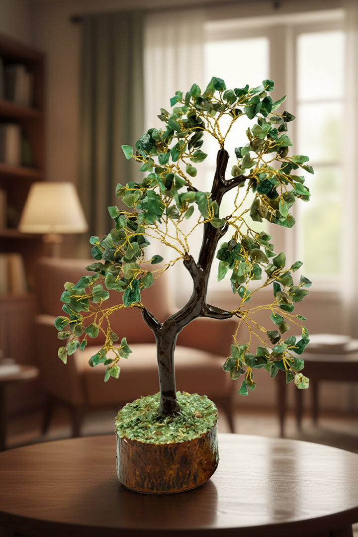 GREEN AVENTURINE 600 BEADS TREE - Growth, Prosperity & Heart Healing Energy