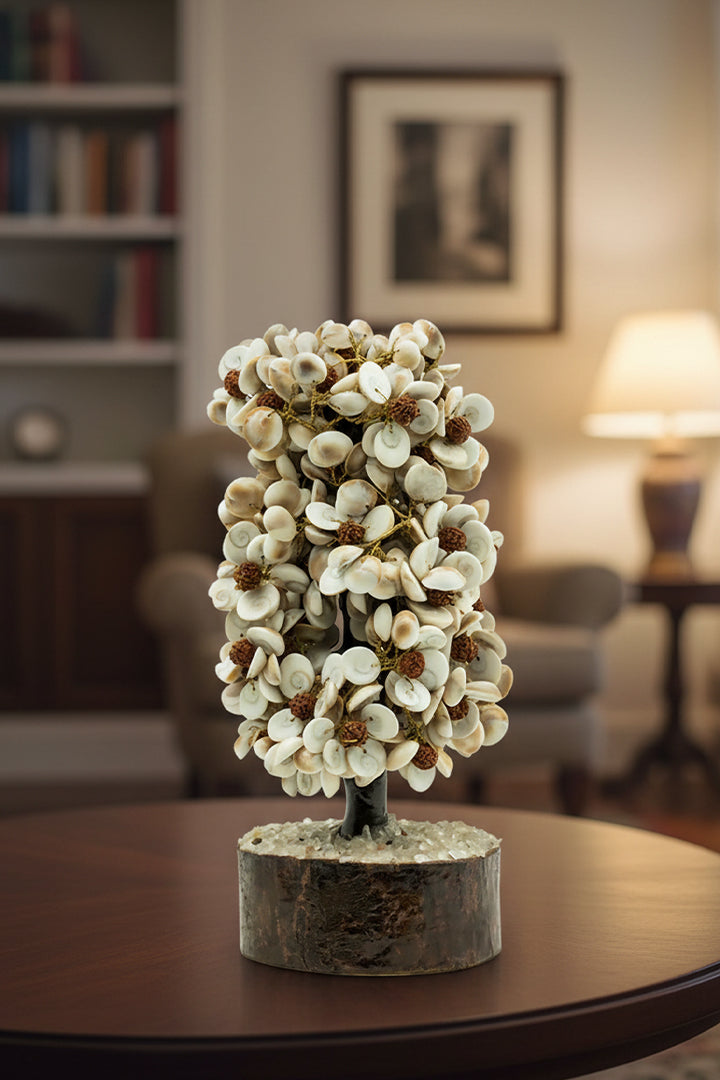 GOMATI CHAKRA WITH RUDRAKSH CRYSTAL TREE 300 BEADS - Divine Energy, Protection & Prosperity