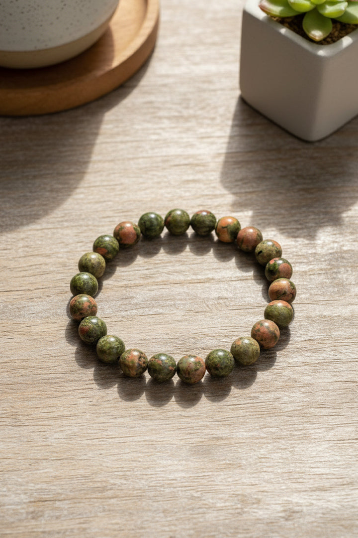 UNAKITE BRACELET - Emotional Healing & Balance