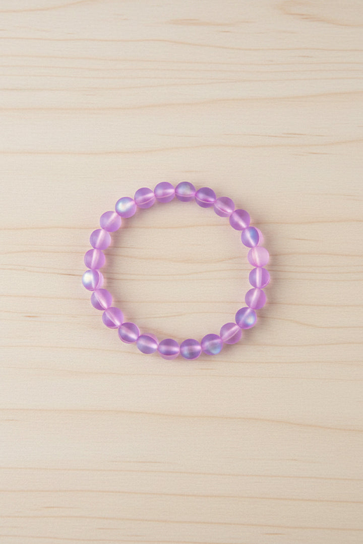 AURA QUARTZ PURPLE BRACELET - Supports Spiritual Growth & Instinct