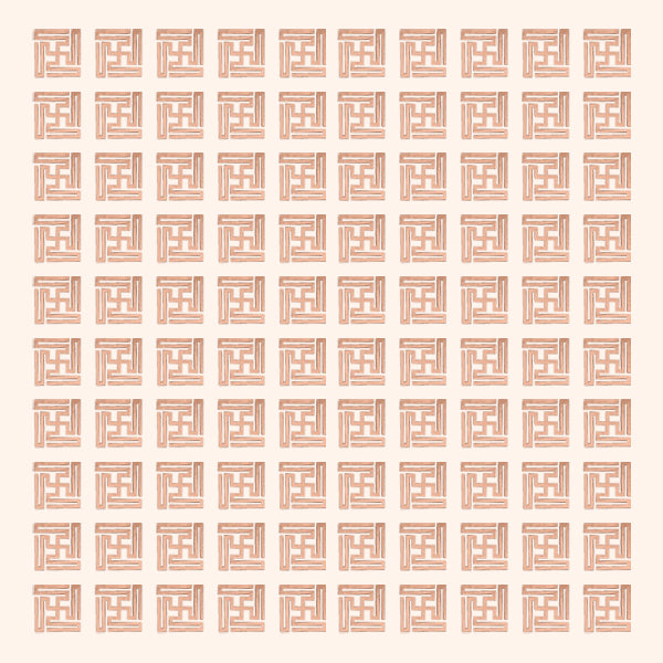 VASTU VARDAN COPPER NANDAVRAT SWASTIK 2 CM (APPROX) 500 PCS