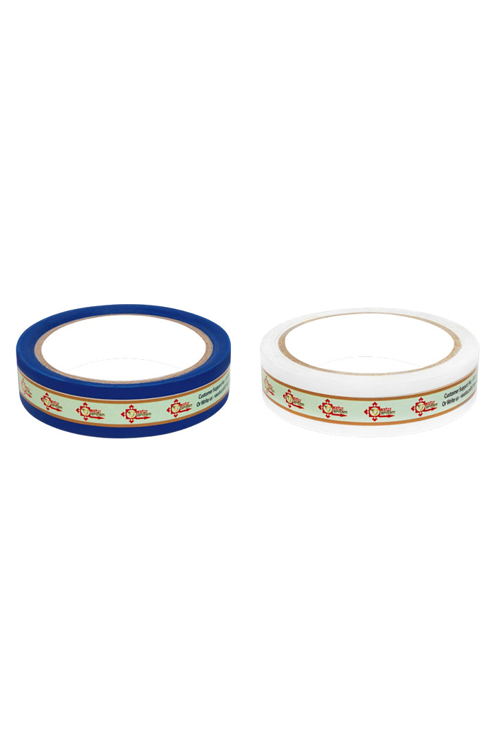 WHITE AND BLUE TAPE | 1 INCH | LENGTH- 16 METER APPROX | TOILET CORRECTION| VASTU TAPE REMEDY |PACK OF 2 |