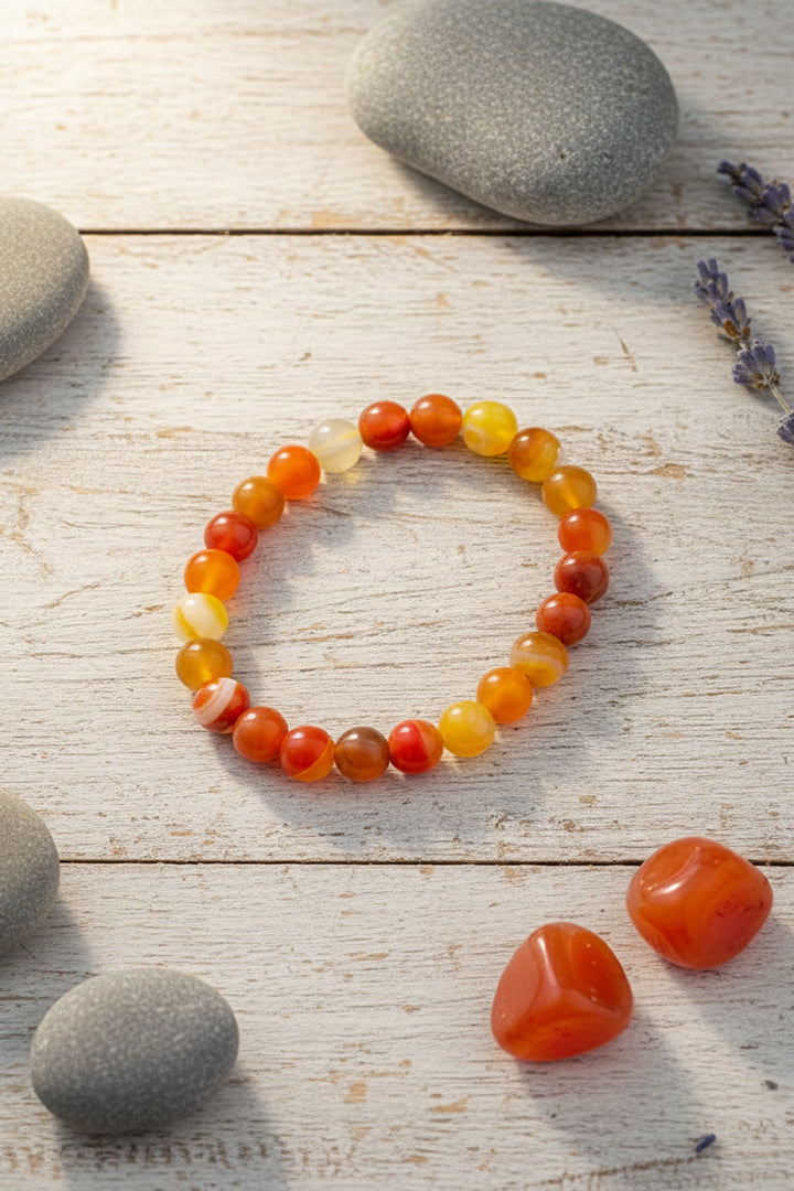 CARNELIAN BRACELET - Energy & Confidence Boost