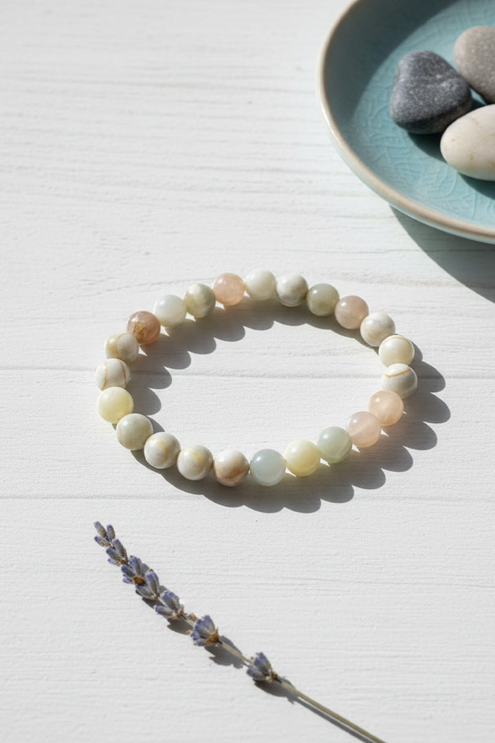 MULTI MOONSTONE BRACELET -  Intuition, Balance & Positive Energy